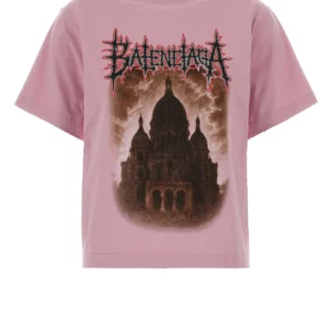 Pink cotton t-shirt