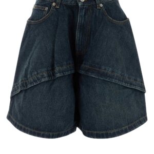 Blue denim shorts