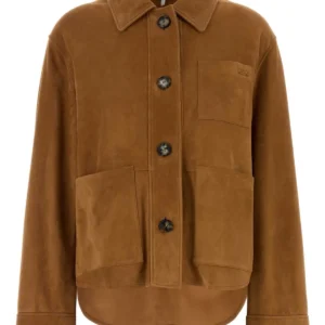 Caramel suede jacket