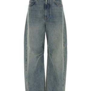 Denim wide-leg jeans