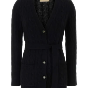 Black cashmere cardigan
