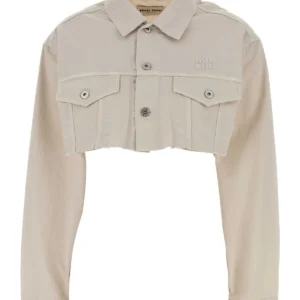 Ivory denim shirt