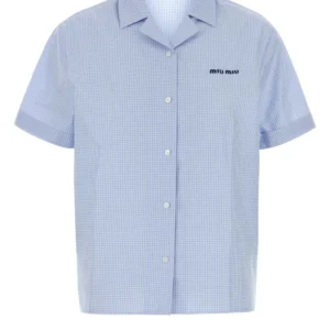 Embroidered cotton shirt