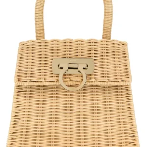Raffia handbag