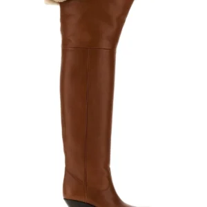 Brown leather Azelan boots