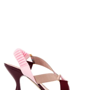 Multicolor fabric ColibrÃ¬ Iconic sandals