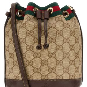 GG fabric mini bucket bag