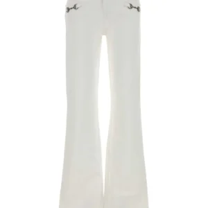 White denim jeans