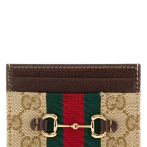 GG fabric card holder
