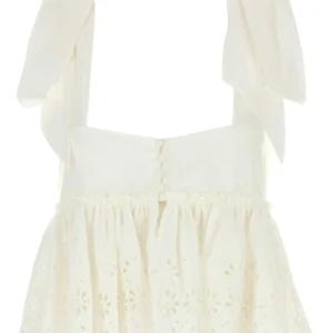 White cotton top