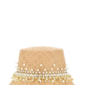 Raffia bucket hat