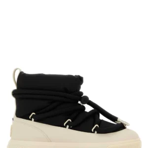 Black fabric Altive ankle boots