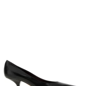 Black leather Lili pumps