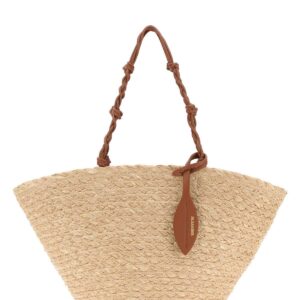 Raffia Tangle bucket bag