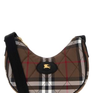 Embroidered canvas Horseshoe crossbody bag