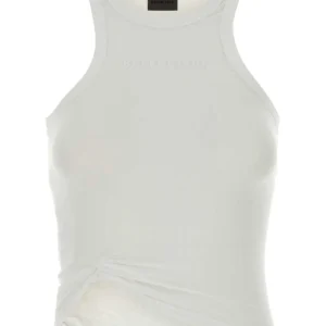 White cotton tank top