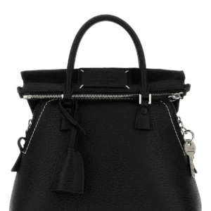 Black leather mini Classique 5AC handbag