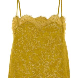 Gold jacquard top