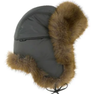 Dark grey nylon hat